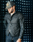 Wayman Jacket - Navy - Waxed Canvas - Medium