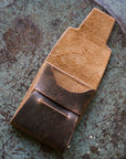 Johnny Wallet - CF Stead Waxed Flesh-out Suede