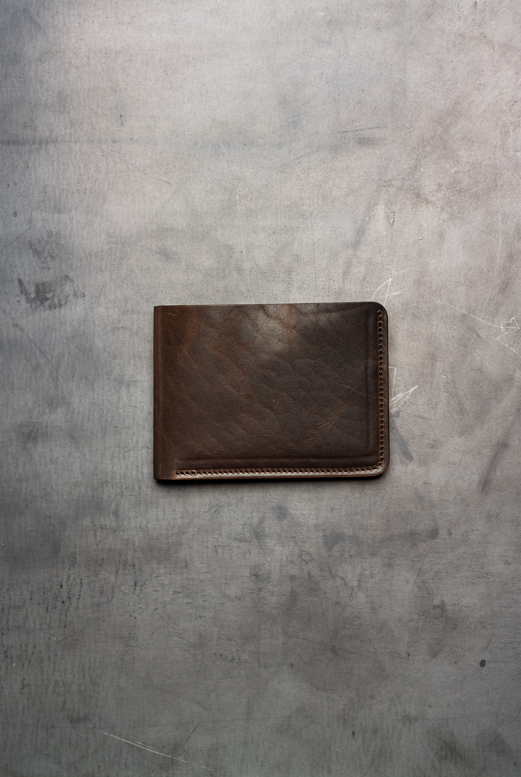 Klein Wallet - Horween Brown Nut Derby