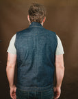 Ansel Vest - Rinsed Vidalia Mills Selvedge Denim - One Off - Large