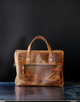 Briefcase - CF Stead Waxed Flesh