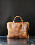 Briefcase - CF Stead Waxed Flesh