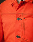 Wayman Jacket - Safety Orange - Waxed Canvas - Medium - Experiment