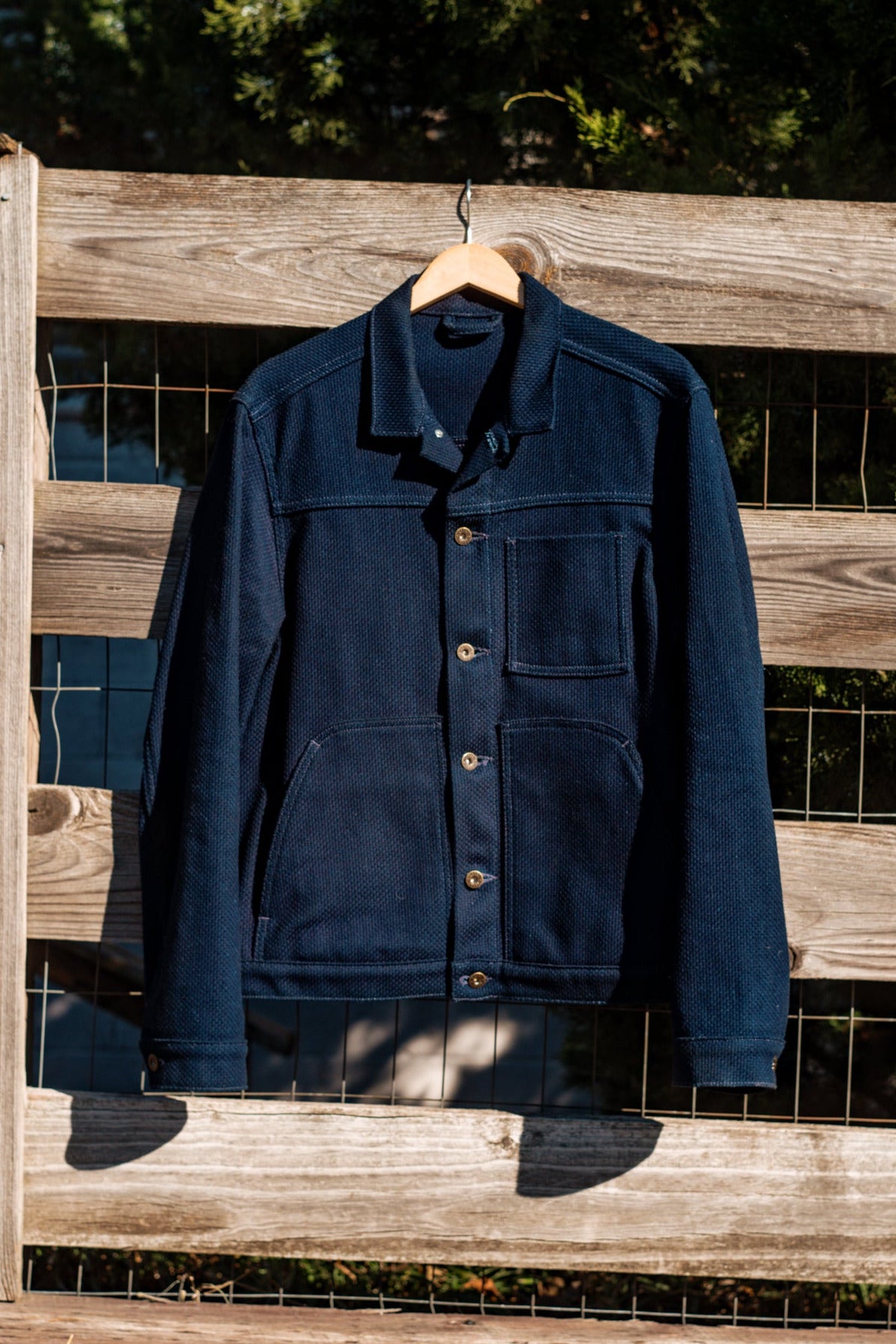 Wayman Jacket - 12oz Indigo Sashiko