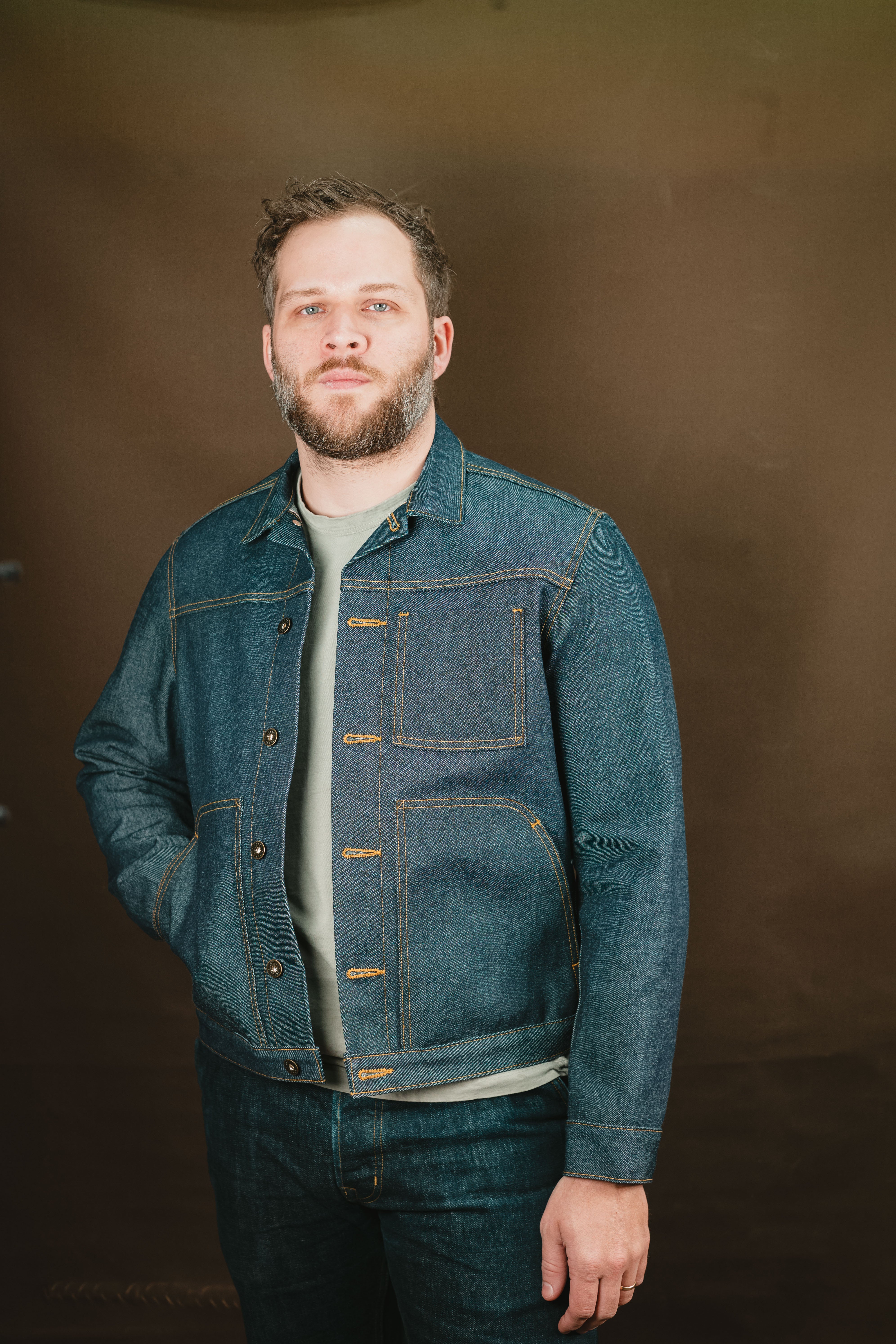 Wayman Jacket - Vidalia Indigo Selvedge Denim - 3XL