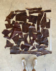 Leather Scraps - 5 lb -Horween Brown Nut Derby - NO FREE SHIPPING ON THIS ITEM