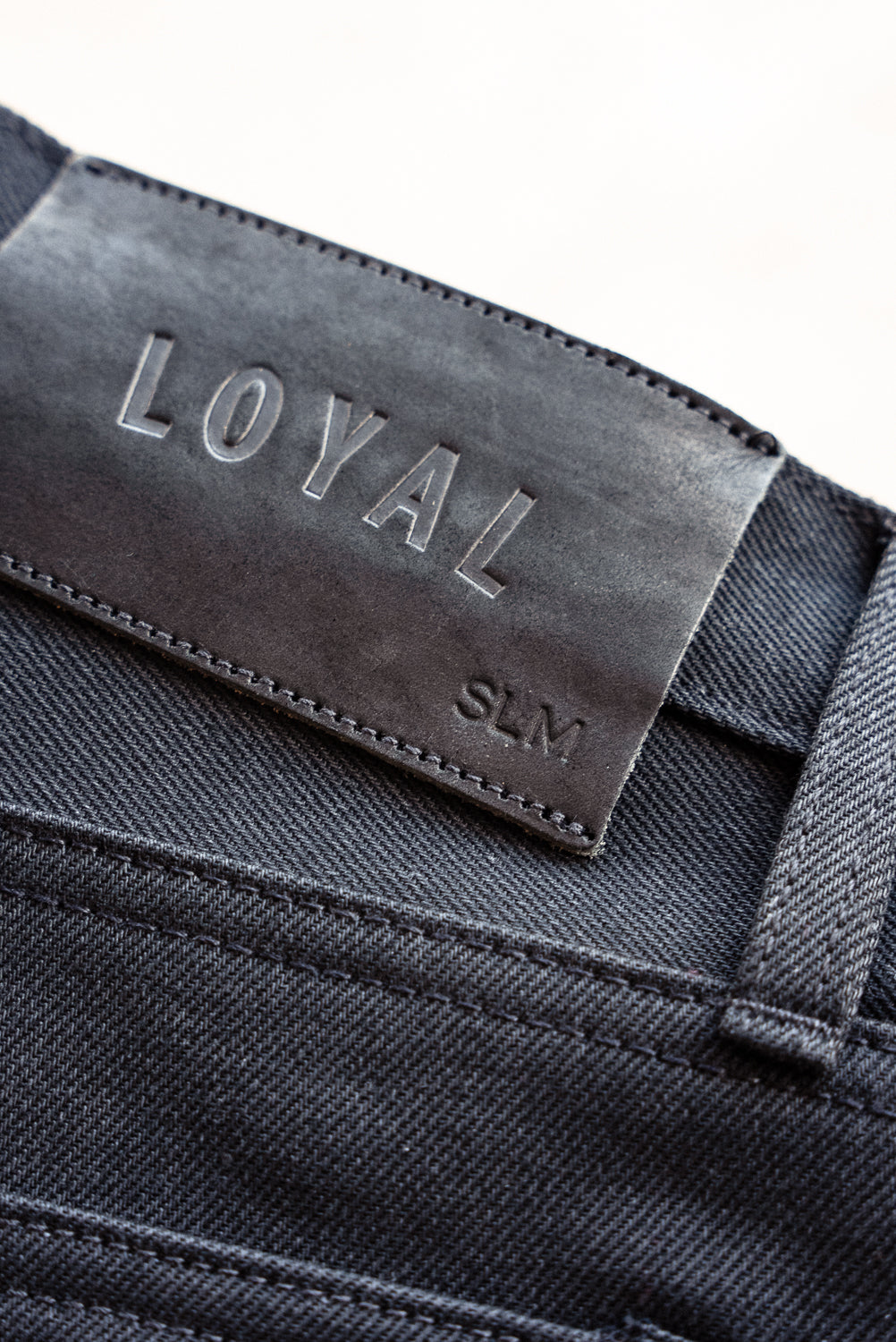 SLM - 14oz Vidalia Mills Double Black Selvedge - Slim Fit