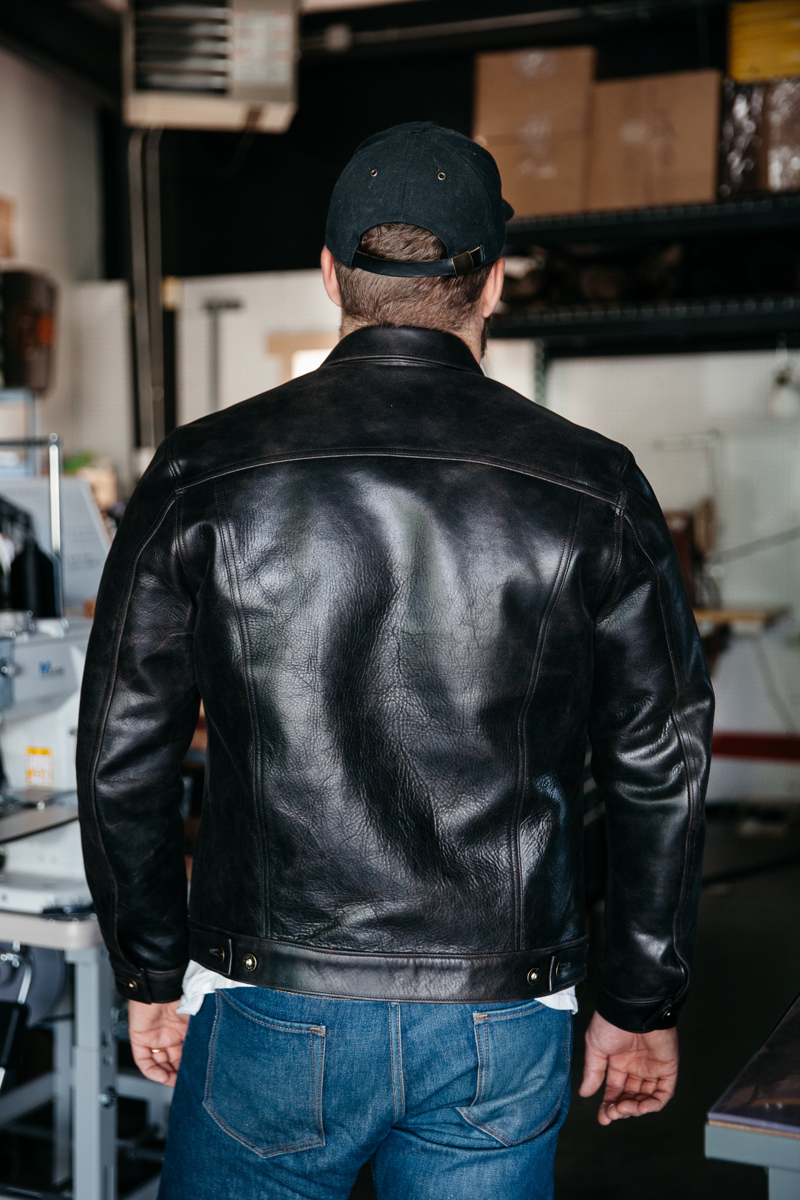 Wayman Jacket - Black Chromexcel Horsehide