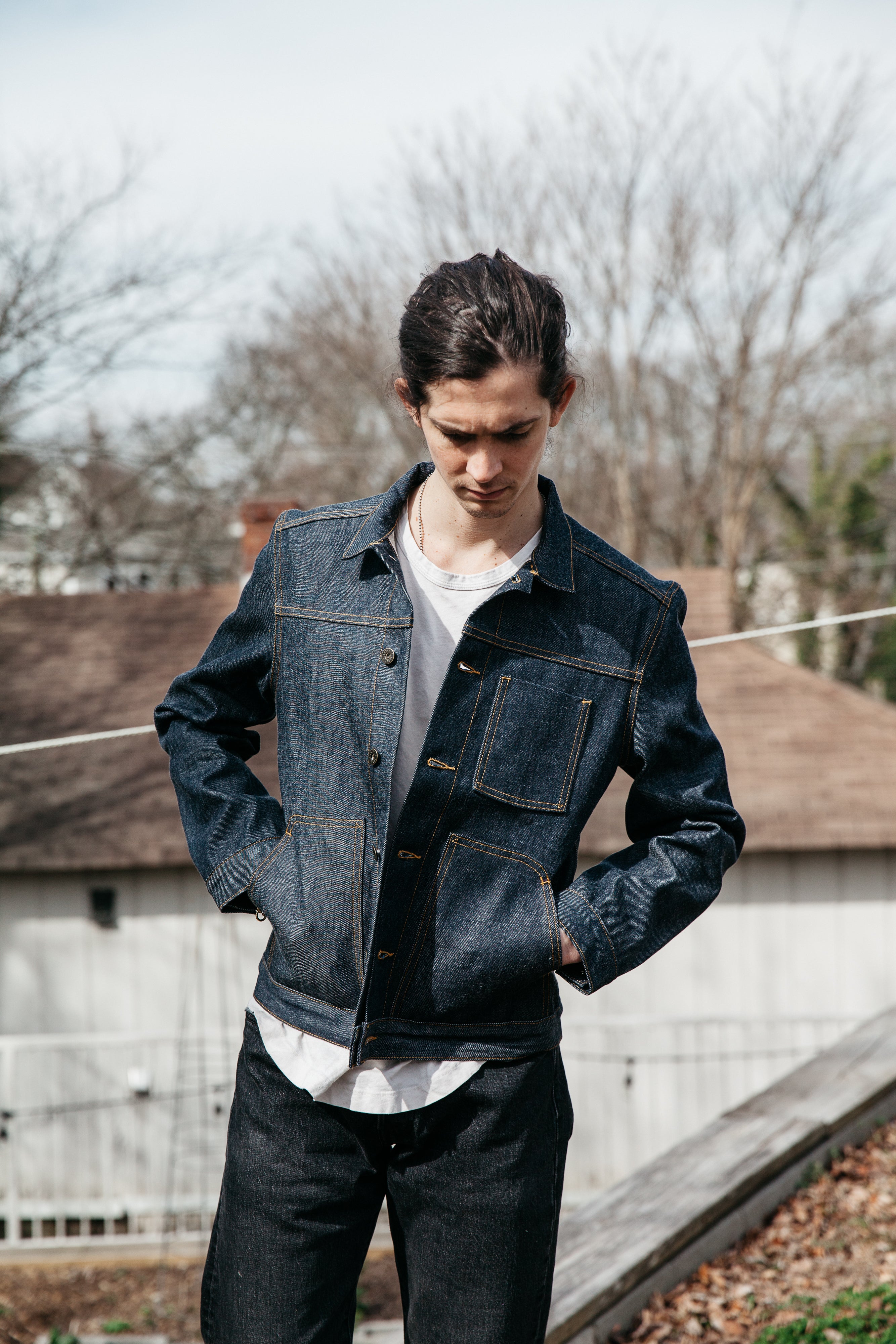 Wayman Jacket - Vidalia Indigo Selvedge Denim - 3XL